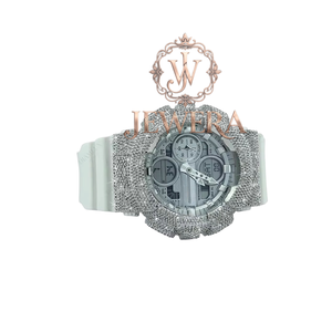 Fully Iced Custom Moissanite Rubber Diamond <b>Watch</b> <b>for</b> Streetwear Fashion Weddings Engagements and Corporate Gifts <b>for</b> Sale - Product Image 2