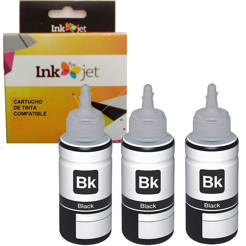 Pack of 3 Generic Pigment for Ink Cartridges Compatible with for Epson 111 for EcoTank M1100 M1120 M1140 M1170...