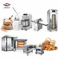 Équipement de boulangerie commercial GRACE, ensemble complet avec four, mélangeur, étuve, diviseuse, trancheuse et solution de réfrigération