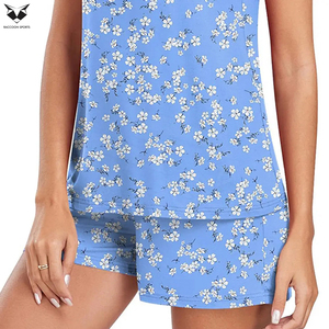 Conjunto de Dos Piezas de Ropa Deportiva y Casual para Mujer, Camiseta y Pantalones Cortos con Diseño Sublimado, Precio al por Mayor 2026 - Product Image 6