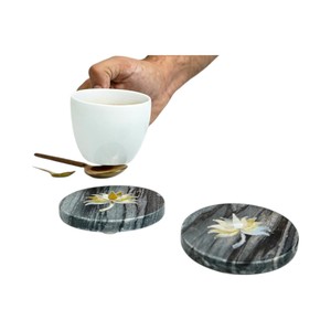 Elegant Shell Inlay <b>Drink</b> <b>Coasters</b> for Home Decor - Product Image 4