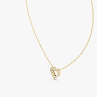Colgante de diamantes de diseño personalizado de excelente calidad con baño de oro, joyería de alta gama para mujer, proveedor indio.