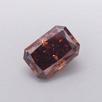 Diamante Radiante Marrón de 1.6 Quilates, Color Fantasía, Claridad VS1, Gema Suelta, Joyería al por Mayor, Suministro Premium