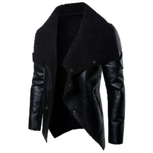Chaquetas de Cuero Personalizadas para Hombre, Estilo Vintage, a la Moda, para Invierno 2026, con Cierre, de Piel de Oveja Ecológica, de Alta Calidad - Product Image 3