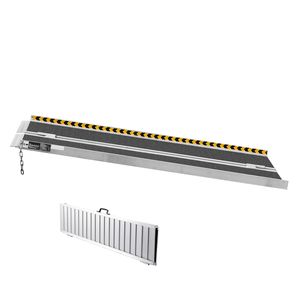 Rampa Plegable Portátil de Aluminio Antideslizante para Scooter de Movilidad, Capacidad de 800 Libras, 6 Pies, Rampa Plegable para Silla de Ruedas - Product Image 1