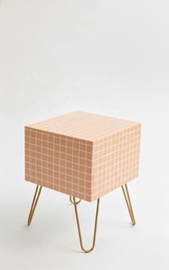 Mesa Auxiliar Contemporánea con Patas de Hierro para Sala de Estar, Patio, Hoteles, Restaurantes y Villas - Product Image 5