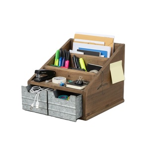 Top Selling High Capacity Minimalist Design Office Desk Organizer Decoration Antique <b>Drawer</b> Wooden <b>Storage</b> Big <b>Box</b> - Product Image 6