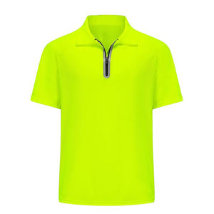 Nouveau polo de sécurité réfléchissant à manches courtes de haute visibilité, personnalisé, de haute qualité, 100% polyester, à séchage rapide - Product Image 6