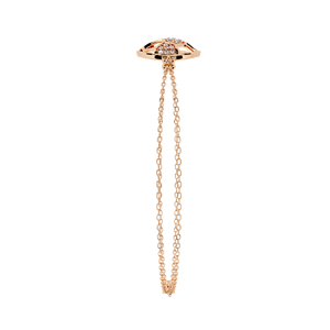 Honeycomb Diamond Bracelet in 10k 14k <b>Rose</b> <b>Gold</b> Lab Grown Hexagon | Minimalist Geometric Pave Designer Chain Diamond Jewellery - Product Image 3