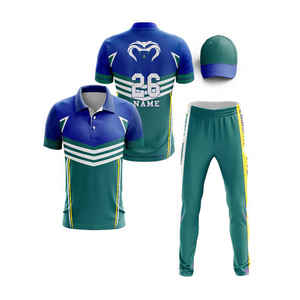 Tenue de cricket tendance, dernière collection, nouveau design personnalisé, maillots en polyester écologiques, prix de gros, kit d'entraînement, OEM - Product Image 5