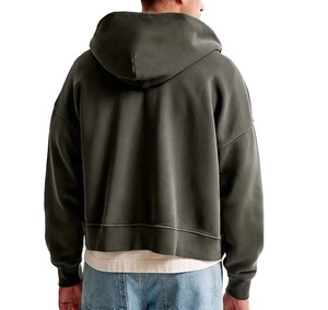 Sudadera con Capucha Personalizada, 100% Algodón, Gruesa, 400-450 Gsm, Antiarrugas, de Alta Calidad, Estilo Urbano, para Hombre, Corte Holgado, Invierno - Product Image 6