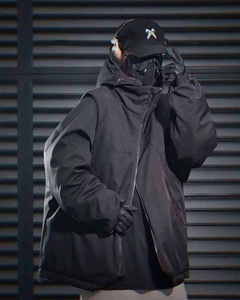 Men's Techwear Tactical <b>Jacket</b> <b>Waterproof</b> Windbreaker Outdoor Streetwear Cyberpunk Hooded Functional Cargo <b>Parka</b> Windproof Coat - Product Image 6