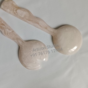 Ensemble de serveurs à salade en résine Artizon Studio, style moderne et luxueux, compatible lave-vaisselle/micro-ondes/four - Product Image 5