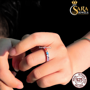 Anillo de compromiso de diamantes chapado en oro de 10K para mujer, corte redondo, estilo clásico, disponible al mejor precio. - Product Image 3