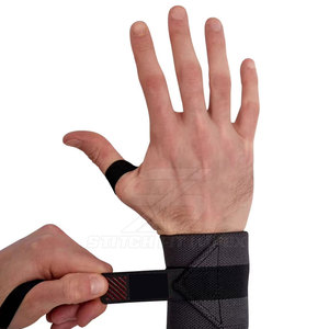 Fitness Wrist <b>Wraps</b> for Gym Workout Support for Lifting Strong <b>Stretch</b> Material Comfortable and Durable Use - Product Image 4