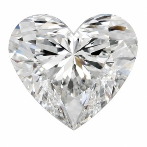 Diamant en forme de cœur cultivé en laboratoire certifié IGI de 2 carats, couleur F, clarté VVS VS, taille brillant excellente, diamants CVD de haute qualité - Product Image 1
