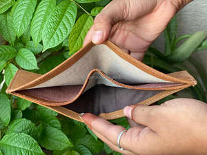 Cartera de cuero genuino para hombre con tarjetero, monedero corto, carteras con cremallera, carteras estándar informales para hombre - Product Image 3