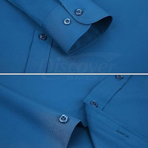 Chemise habillée d'été 2026, dernière conception, en coton et polyester, vente en gros, personnalisable avec logo - Product Image 3