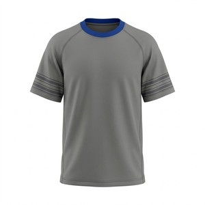 Camisetas de Fútbol Americano Grises para Hombre con Números y Nombres de Equipos, Impresión Serigrafiada, Absorción de Humedad, 100% Poliéster, Corte Regular - Product Image 2