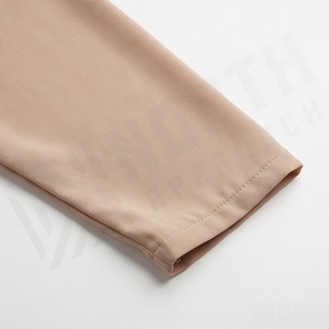 Abaya Jilbab para Mujer, Color Personalizado, Vestido Musulmán Informal y Modesto de Dos Piezas, Cintura Elástica Personalizada, Conjunto de Ropa Islámica a la Moda - Product Image 5