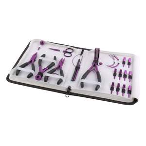 Kit d'outils professionnels pour extensions de cheveux bleu royal, pinces micro-link en acier inoxydable, accessoires de salon personnalisés - Product Image 2
