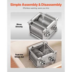 Lama di Ricambio Industriale per Affettatrice di Carne in Acciaio Inox 7 mm, Modello 90, per Alimenti Morbidi Disossati - Product Image 4