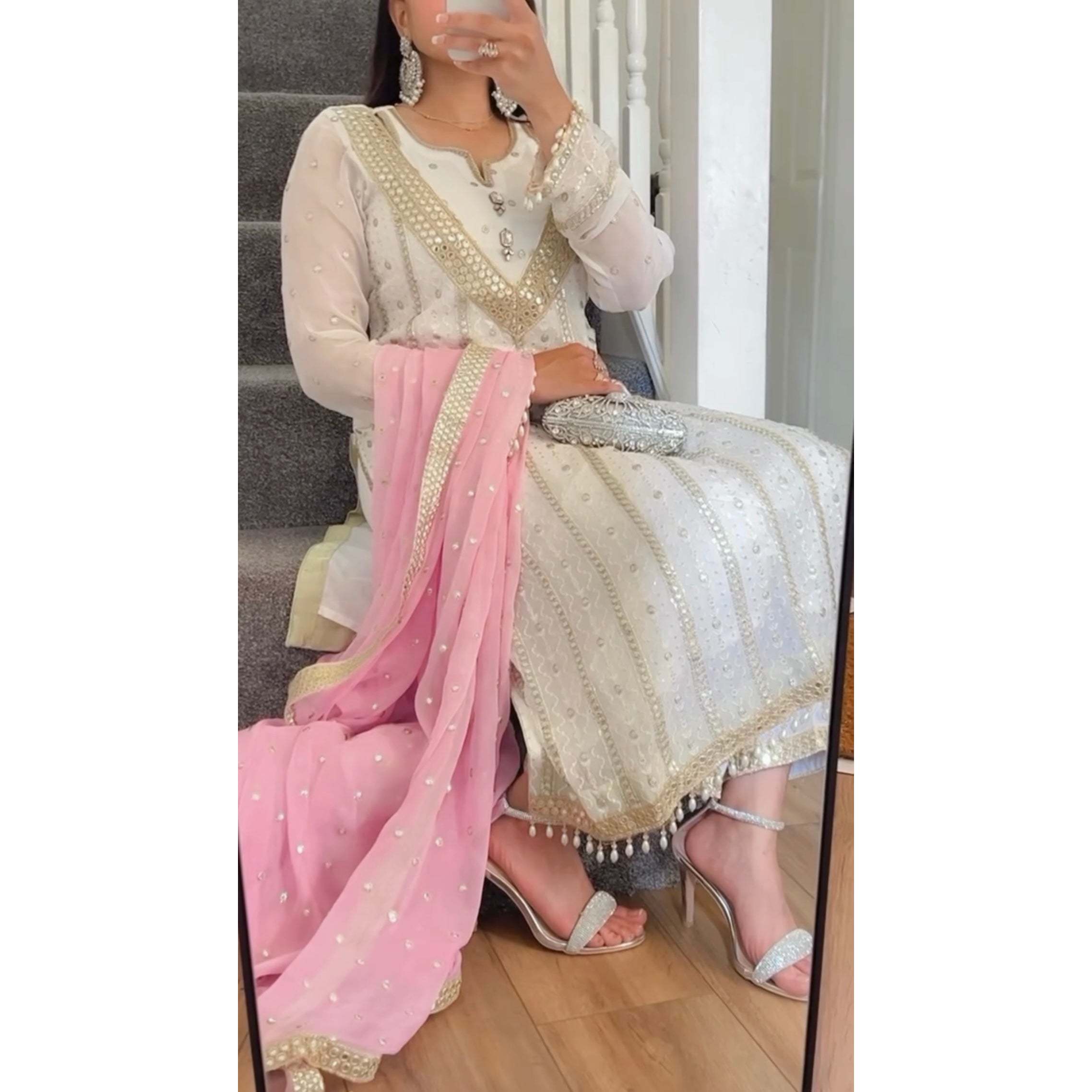 slim fit dress slacks Lehenga Set – Blue Crushed Lehenga – Tamanna Punjabi Kapoor main image 1