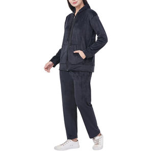 Conjunto Deportivo para Mujer, Ajuste Flexible, Tela Suave, Dos Piezas, Transpirable, Ideal para Entrenamiento Físico, Caminatas al Aire Libre, Correr y Uso Diario - Product Image 1
