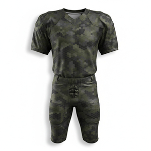 Uniforme de football américain personnalisé, tissu respirant respectueux de l'environnement, maillots de jeu professionnels, vêtements de sport en gros - Product Image 2