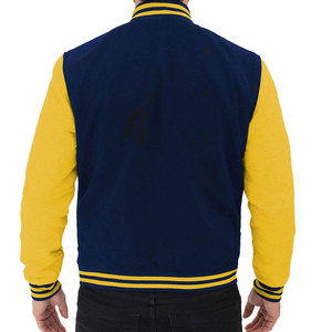Chaqueta de Béisbol Varsity para Hombre, Chaqueta Letterman de Mezcla de Algodón, Estilo Retro Clásico, Chaqueta Bomber Universitaria Informal y Ligera - Product Image 4
