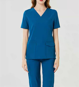 Uniformes Médicos de Alta Calidad para Hospital, Conjuntos de Uniformes de Spandex Unisex con Logotipo y Talla Personalizados, Precio al por Mayor - Product Image 2