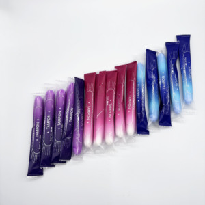 Tampones para Mujer OEM, Venta al por Mayor, Desechables, 100% Algodón Orgánico, Tampones Menstruales Vaginales Clean Point - Product Image 6
