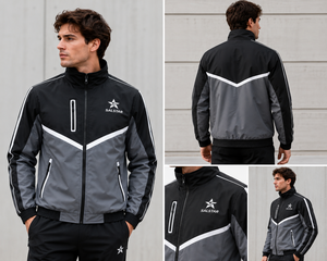 Premium Custom Windbreaker <b>Jacket</b> for Men and Women, Lightweight <b>Waterproof</b> Windproof Outdoor Size Available - Product Image 4