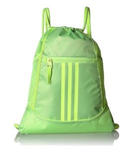 <b>Green</b> Drawstring <b>Backpack</b> Lightweight Mesh Sport Bag for Gym Training and Daily Use - Product Image 1