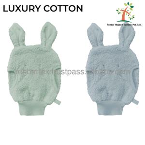 Gants de bain en coton de luxe 100% de haute qualité Style moderne extra doux et durable pour un usage domestique - Product Image 6