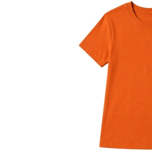 เสื้อยืดคอกลมผ้าฝ้ายปักลายดอกไม้สีขาวสำหรับผู้หญิงสีส้มแบบกำหนดเอง แขนสั้น สไตล์ลำลอง ผลิตตามสั่ง OEM คุณภาพพรีเมียม แฟชั่นฤดูร้อน - Product Image 3