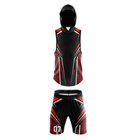 Maillot de football sans manches 7v7 personnalisé par sublimation, uniforme d'équipe léger et respirant, vêtement de sport imprimé numériquement pour l'entraînement et les matchs