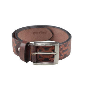 เข็มขัดแฟชั่นสไตล์ตะวันตกสำหรับผู้ชาย,สายรัดทำมือหนังหนาทนทานแนววินเทจพร้อมหัวเข็มขัดทองเหลืองป้องกันสนิม - Product Image 1