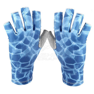 Water Resistant Quick Dry Fishing Gloves With Adjustable Wrist Strap Anti Skid Palm And Flexible Fit - Product Image 6