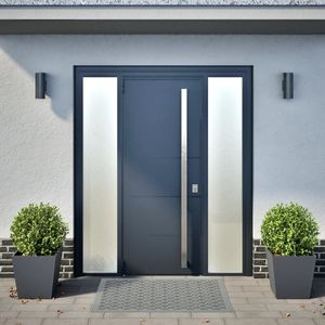 Ensemble de 2 jardinières en acier laminé à froid anthracite pour pots de fleurs et jardinières - Product Image 3