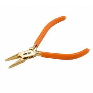 Jewelry Repair Hand <b>Tools</b> Flat Nose <b>Pliers</b> 120mm Stainless Steel Smooth Jaw <b>Pliers</b> Jewelry Workshop Equipment <b>Multi</b> Colors <b>Plier</b> - Product Image 1