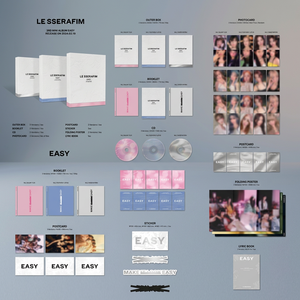 [Álbum Original Coreano 100% Auténtico] LE SSERAFIM LE SSERAFIM 3er Mini Álbum 'EASY' (Aleatorio) álbum de k-pop - Product Image 6