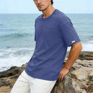 T-shirt Homme Oversize de Haute Qualité en Gros avec Impression Personnalisée, T-shirt Homme Grande Taille Ringer pour Hommes - Product Image 3