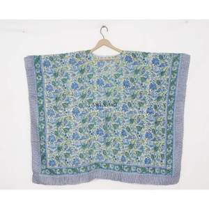 Robes pour femmes à imprimé Bagru indien, robes courtes Kaftan pour femmes, meilleure fabrication de robes pour femmes avec impression au bloc à la main - Product Image 4