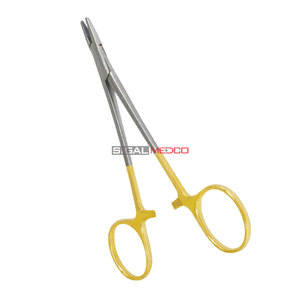 Wood Needle <b>Holder</b> 18 cm Tungsten Carbide Dental Surgical Instrument Delicate Suture Needle Grasping Precision TC Insert Locking - Product Image 2