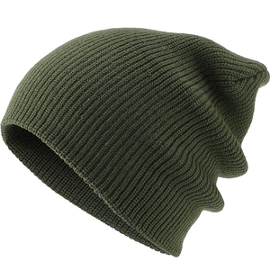 OEM White Plain Beanie Hat Ribbed Knit <b>Winter</b> <b>Cap</b> Women Men Soft Warm Stretch Skull <b>Cap</b> Wholesale Hat - Product Image 3