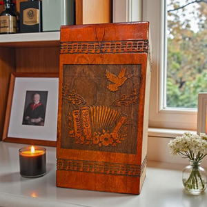 Custom Engraved Wooden Resin Urn <b>Box</b>: <b>Pet</b>/Human <b>Memorial</b> Keepsake urn <b>Memorial</b> Keepsake by AYAANS - Product Image 6