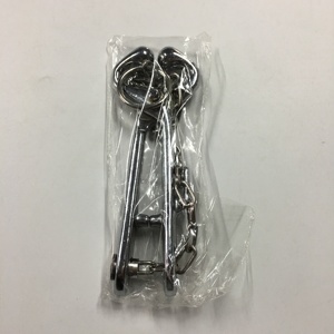 Premium Quality Reusable Stainless Steel Cattle Bull <b>Nose</b> Holder with Chain Veterinary Livestock Restraint Tool Farm Use Tegra - Product Image 5
