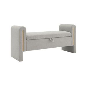 Panca da Soggiorno con Contenitore e Poggiapiedi Imbottito Confortevole per Seduta a Finestra - Product Image 5