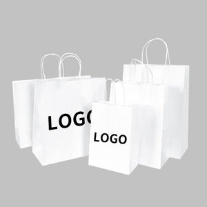 Bolsas de Compra de Papel Kraft Impresas Personalizadas Ecológicas con Asas Retorcidas, Embalaje Resistente para Comercio Minorista - Product Image 2